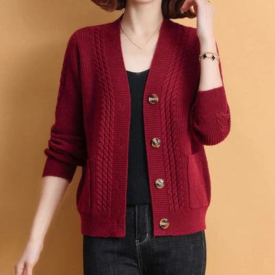 Xanthe® | Strickjacke mit V-Ausschnitt