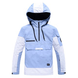 Lara | Damen Winter-Skijacke mit Kapuze und Wärmender Isolierung in Himmelblau