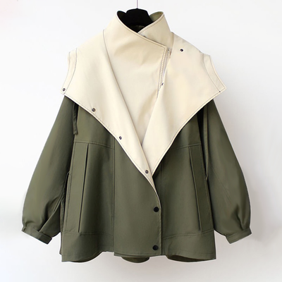 Jamaica - Grüner Eleganter Trenchcoat