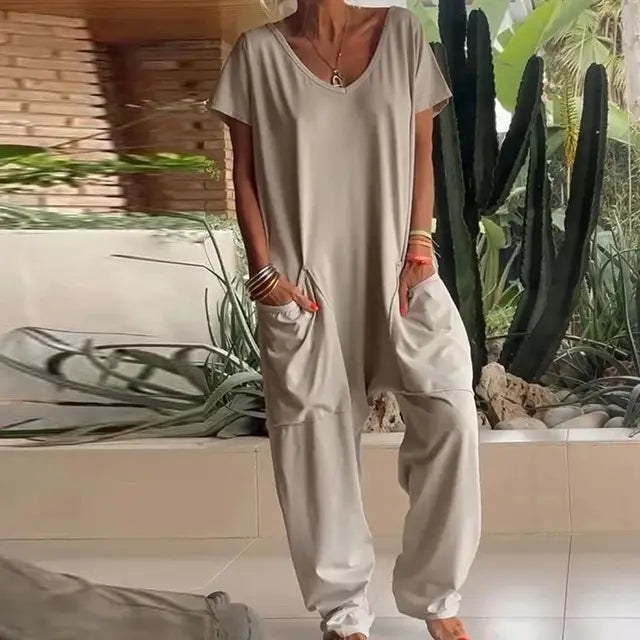 Anastasia - Lässiger Overall mit Gürtel