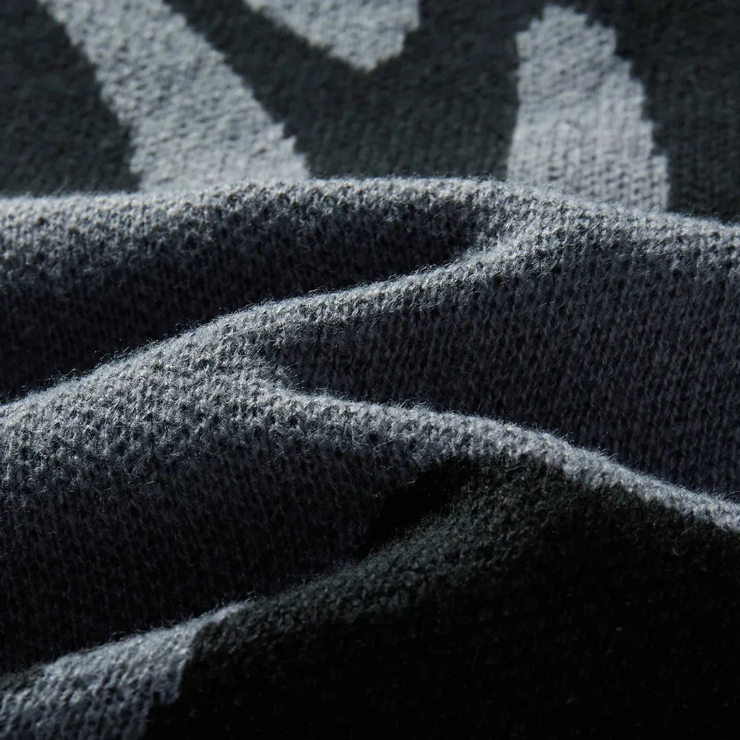 Moderner abstrakter Flow-Pullover