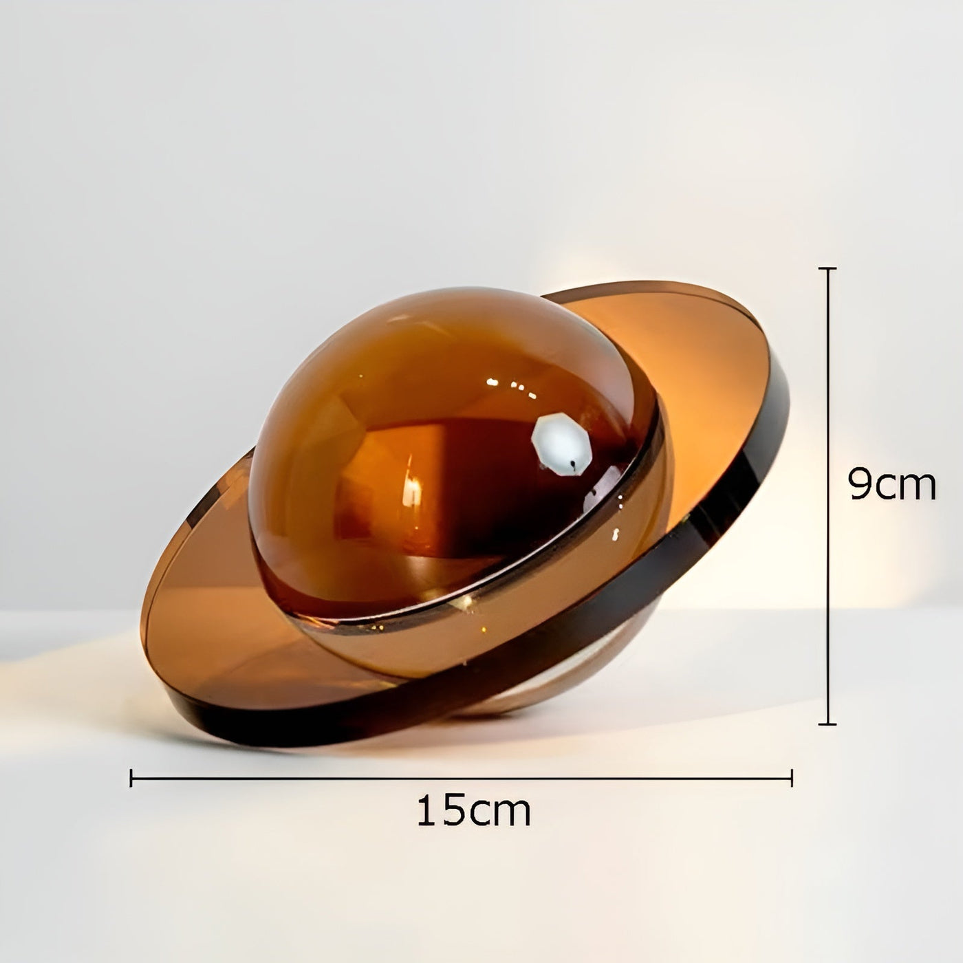 CrystalAxis Ornament - Dekoratives Kristall-Planeten-Ornament