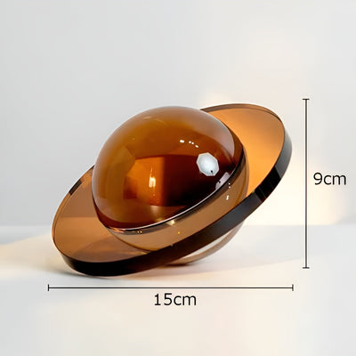 CrystalAxis Ornament - Dekoratives Kristall-Planeten-Ornament