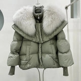 Rena | Dicke Winterjacke für Frauen in Grün