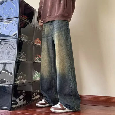 Retro-Baggy-Jeans für Herren | Lässig