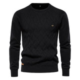 Herren-Strickpullover in Schwarz