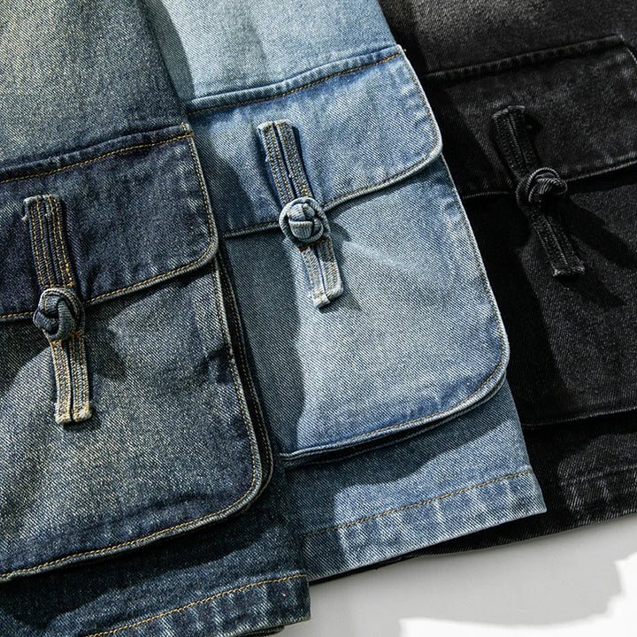 CECANIA - KIMONO-JACKE AUS DENIM