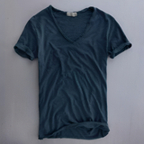 Brett – Bequemes, lässiges Herren-T-Shirt in Hellblau
