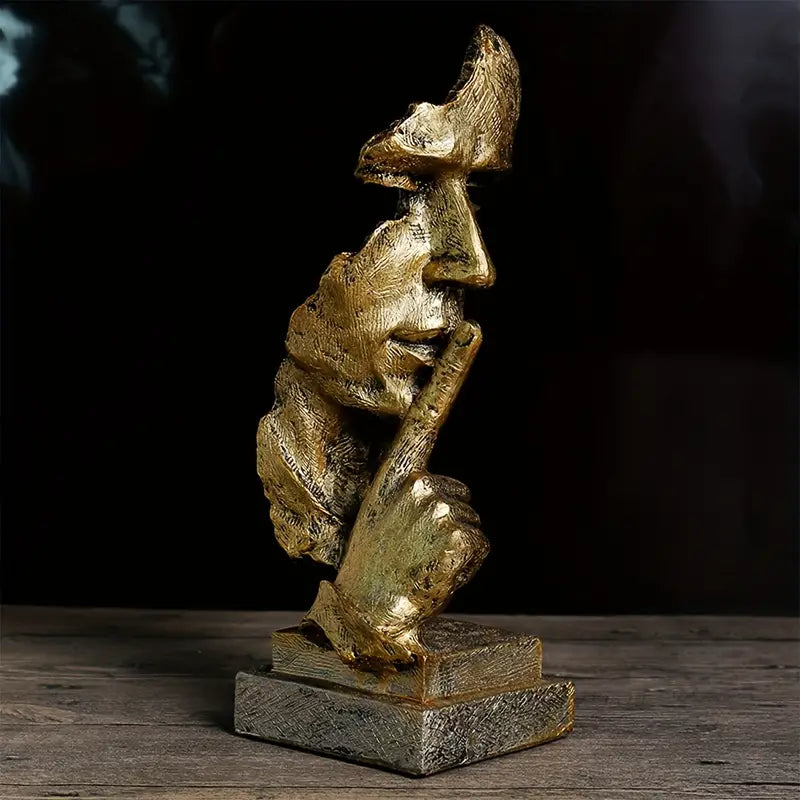 SerenitySculpt - Durchdachte abstrakte Statue für ruhige Reflexion