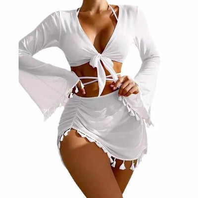 Miriam - Modisches Bikini-Set mit Quasten für Damen