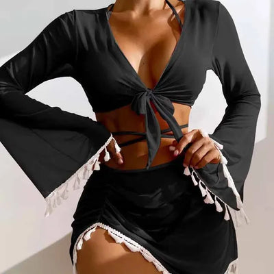 Miriam - Modisches Bikini-Set mit Quasten für Damen