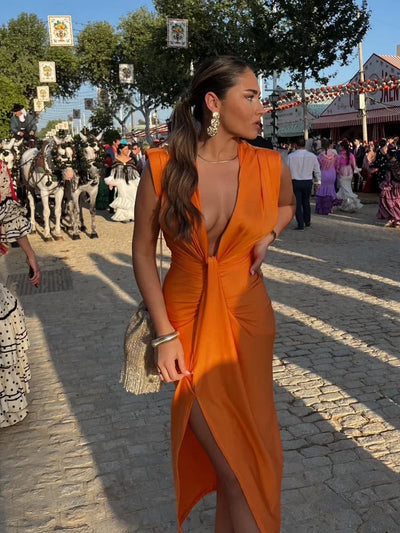 Moriah  | Elegantes plissiertes Kleid