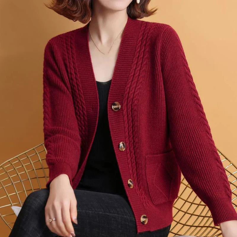 Xanthe® | Strickjacke mit V-Ausschnitt