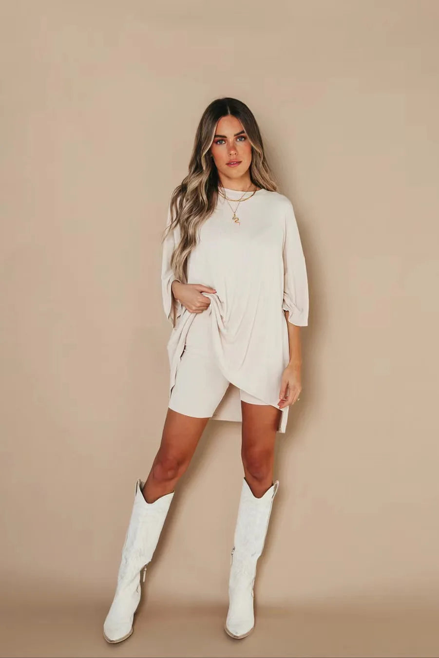 Gabriela - Lounge-Set in Übergröße aus Bio-Baumwolle