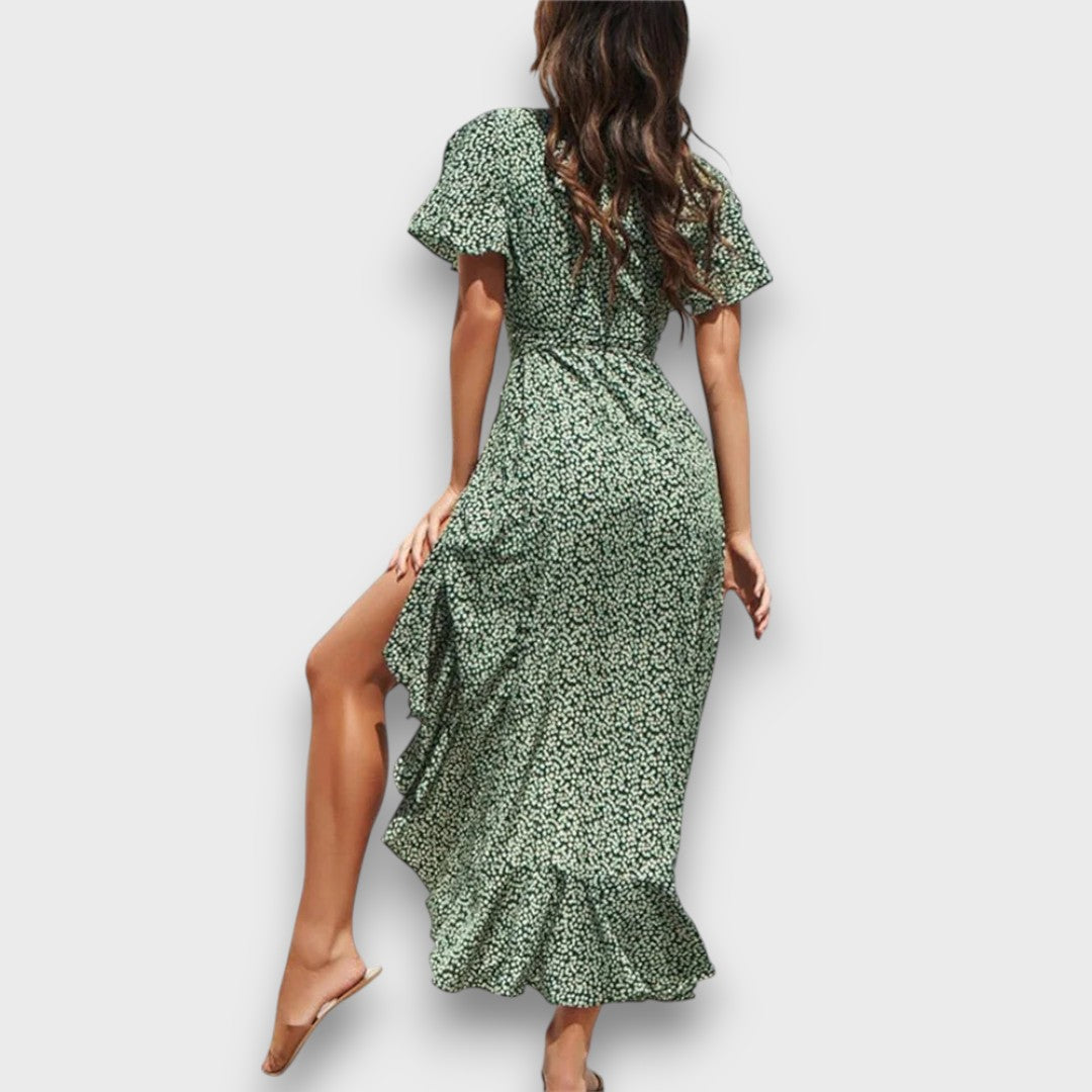 Lianora – Wickelkleid mit Volantsaum