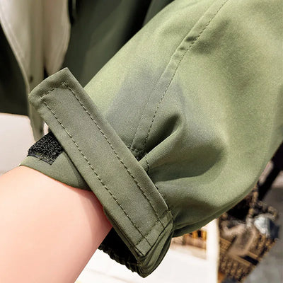 Jamaica - Grüner Eleganter Trenchcoat