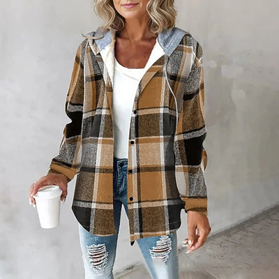 Veronica™ - Gemütliche Karo-Jacke