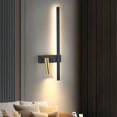 QuietGlow Lamp - Minimalist Duo-Wandlampe mit Schalter