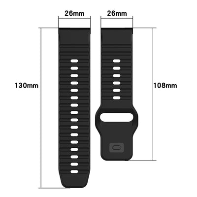 Silikonarmband Pro für Garmin Fenix 8 7X 6X
