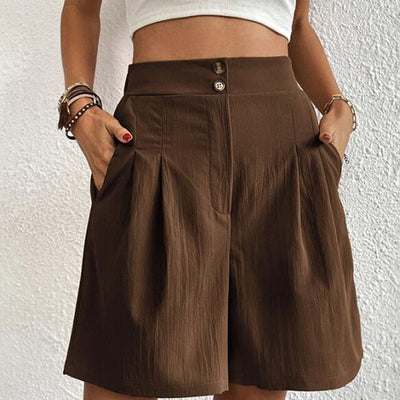 Krista – Damen Shorts mit doppelter Knopfleiste