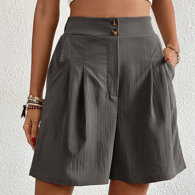 Krista – Damen Shorts mit doppelter Knopfleiste