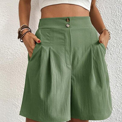 Krista – Damen Shorts mit doppelter Knopfleiste
