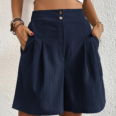 Krista – Damen Shorts mit doppelter Knopfleiste