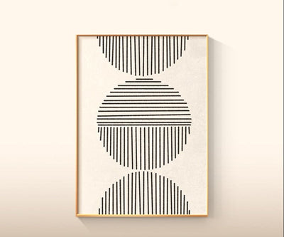 Skandinavische Geometrie Kunstwerke