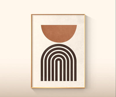 Skandinavische Geometrie Kunstwerke