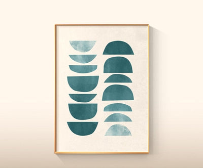 Skandinavische Geometrie Kunstwerke