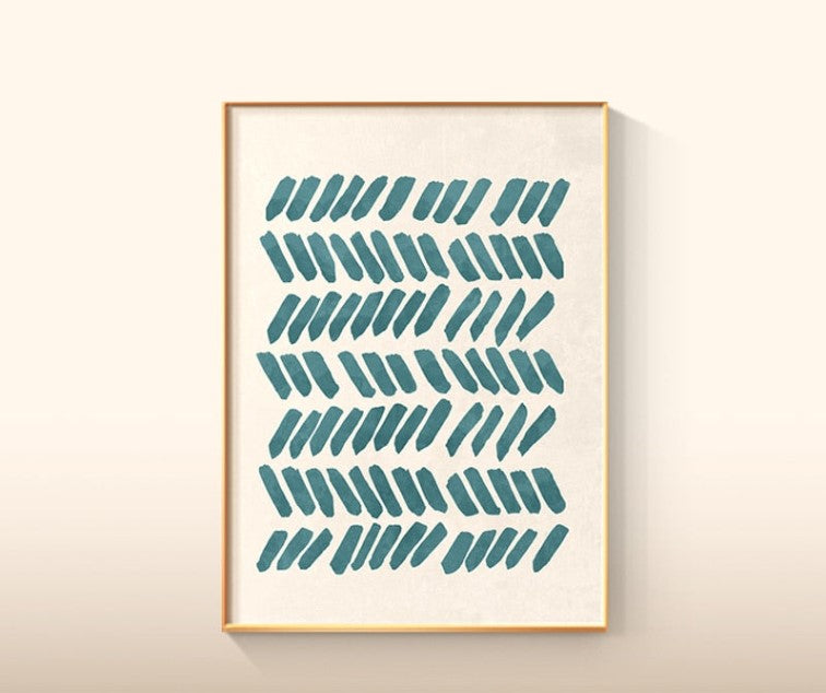 Skandinavische Geometrie Kunstwerke