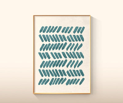 Skandinavische Geometrie Kunstwerke