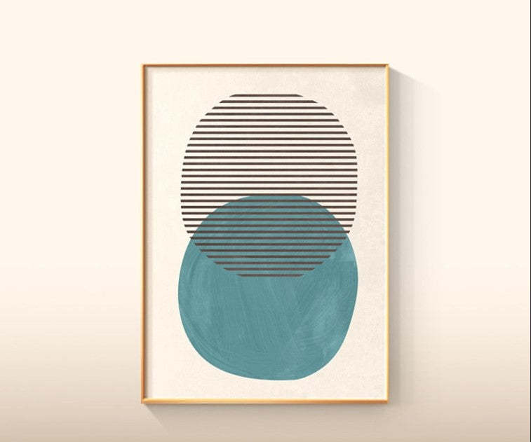 Skandinavische Geometrie Kunstwerke