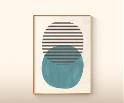 Skandinavische Geometrie Kunstwerke