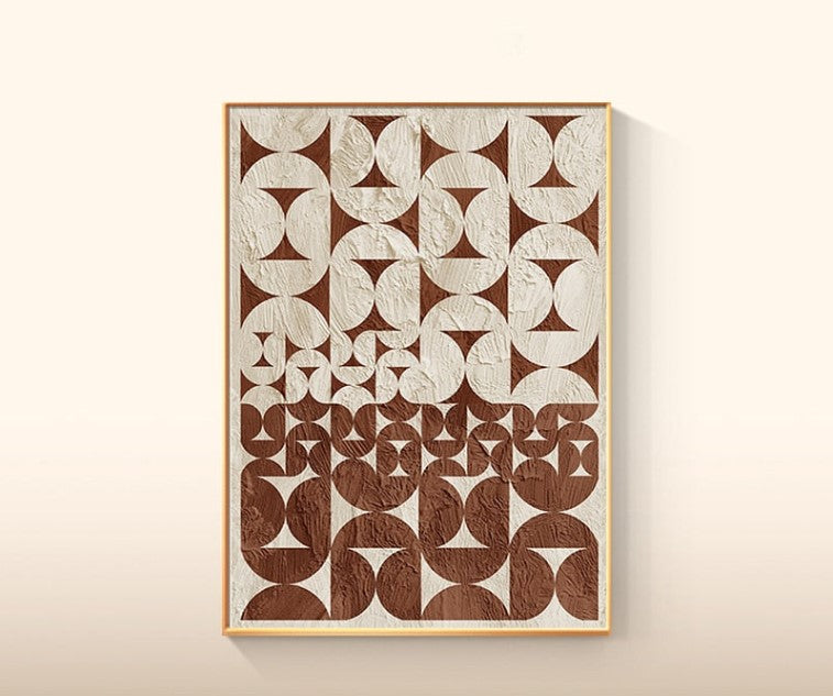 Skandinavische Geometrie Kunstwerke