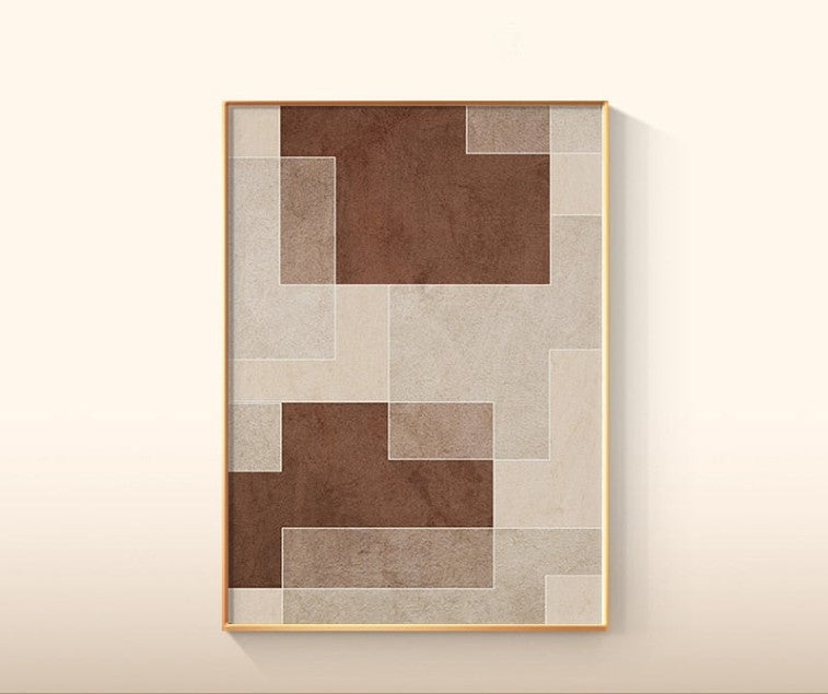 Skandinavische Geometrie Kunstwerke