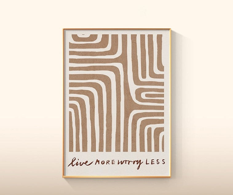 Skandinavische Geometrie Kunstwerke