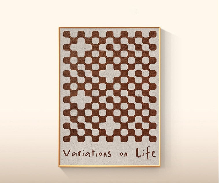 Skandinavische Geometrie Kunstwerke