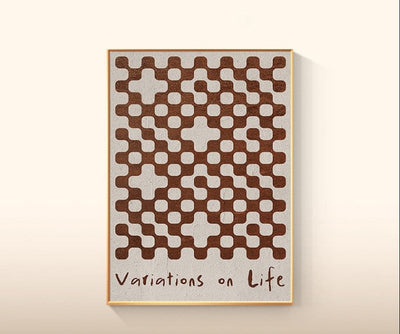 Skandinavische Geometrie Kunstwerke