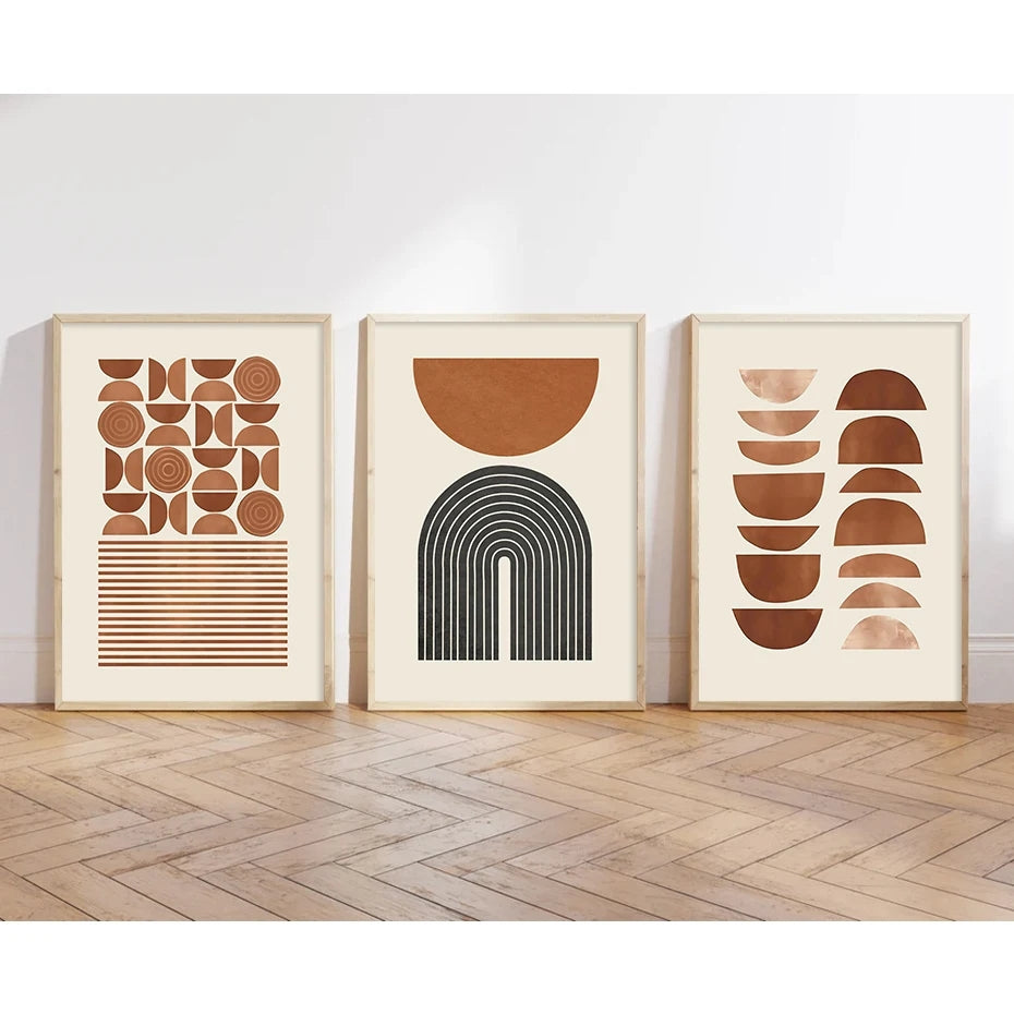 Skandinavische Geometrie Kunstwerke