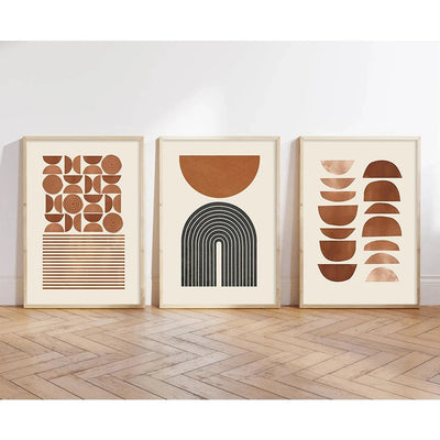 Skandinavische Geometrie Kunstwerke