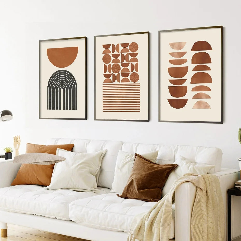 Skandinavische Geometrie Kunstwerke