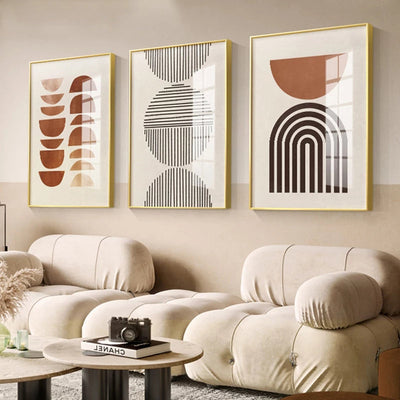 Skandinavische Geometrie Kunstwerke