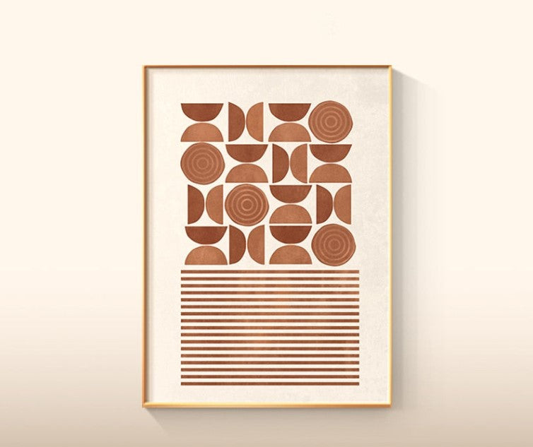 Skandinavische Geometrie Kunstwerke