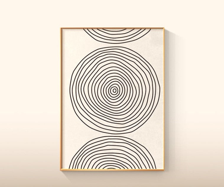 Skandinavische Geometrie Kunstwerke