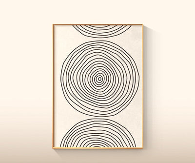 Skandinavische Geometrie Kunstwerke