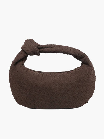 Gewebte suede Tasche medium