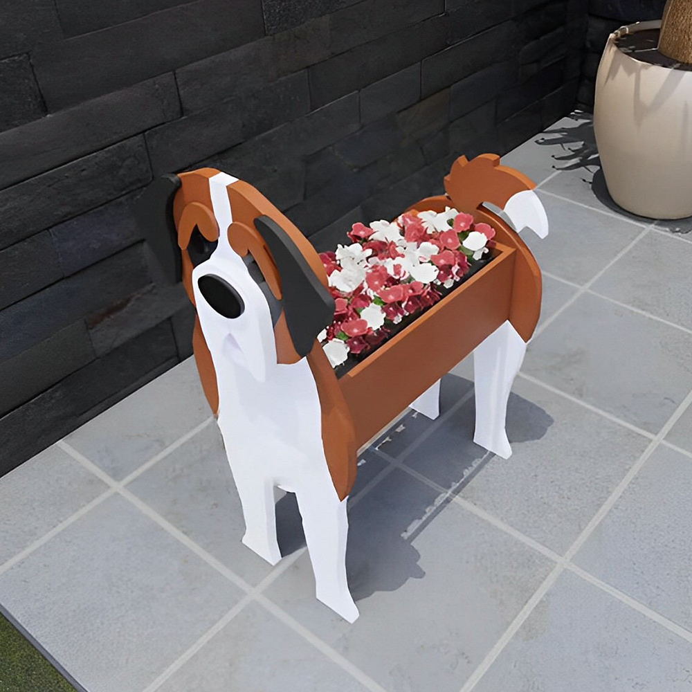Bernese Mountain Dog Flower Pot