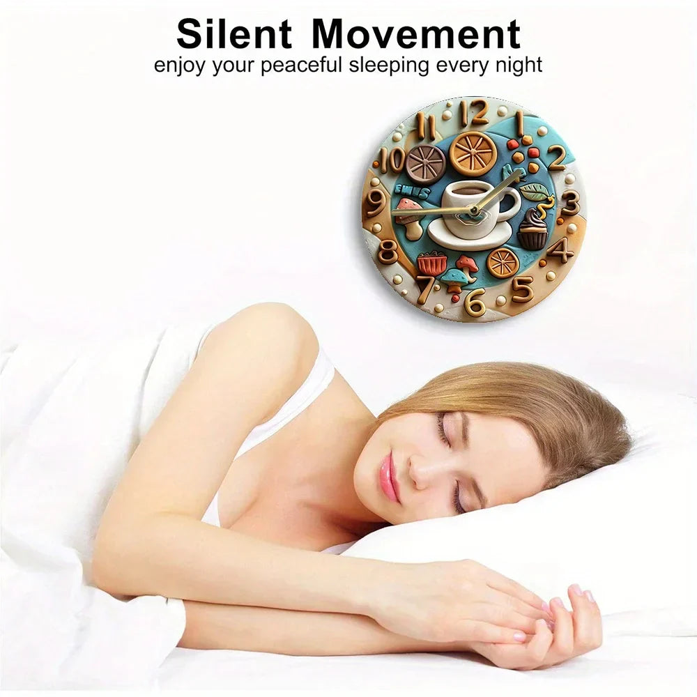 Stille Kaffeeuhr DIY Dekor