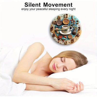 Stille Kaffeeuhr DIY Dekor